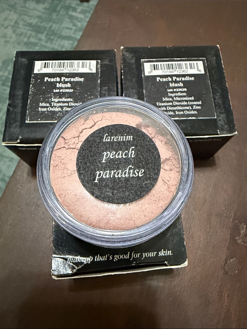 Larenim Mineral blush - Peach Paradise - lot of 3